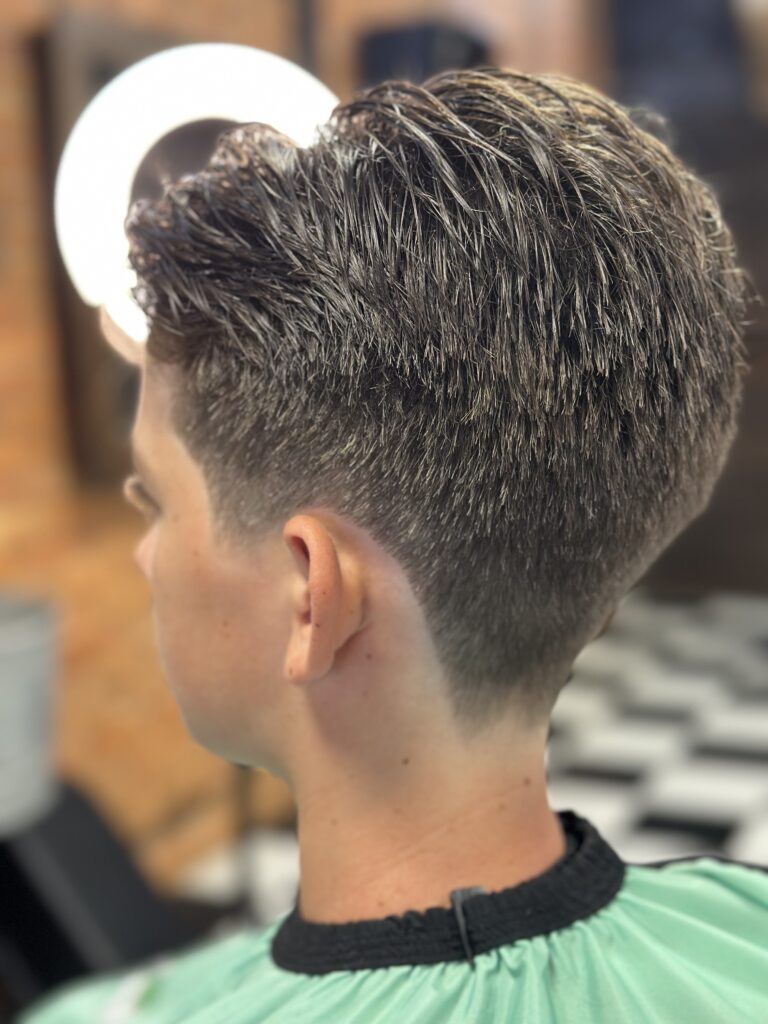 Boys haircut and fade performed at The Faithful Barber & Co barbershop. Barber in Aylmer Ontario.