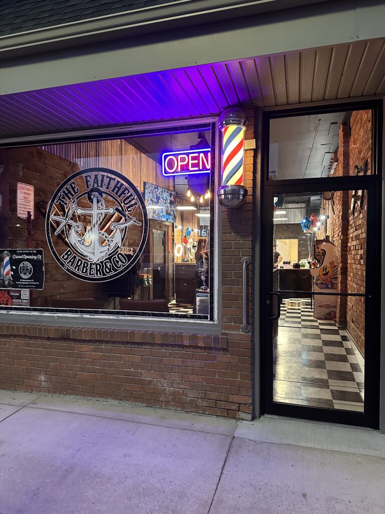 The Faithful Barber & Co barbershop. Barber in Aylmer Ontario.